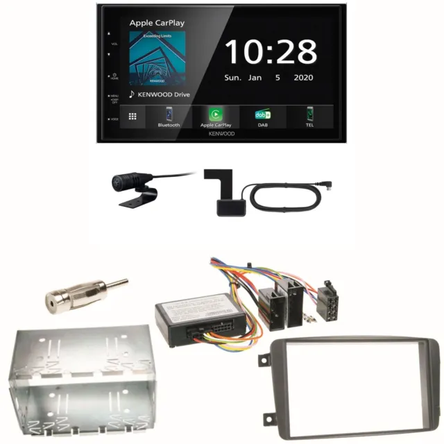 Pioneer SPH-DA360DAB Android Auto CarPlay DAB+ USB MP3 Einbauset für Audi  A6 4B