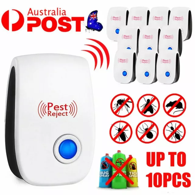 Electronic Ultrasonic Pest Reject Mosquito Mouse Killer Repeller Repellent KC
