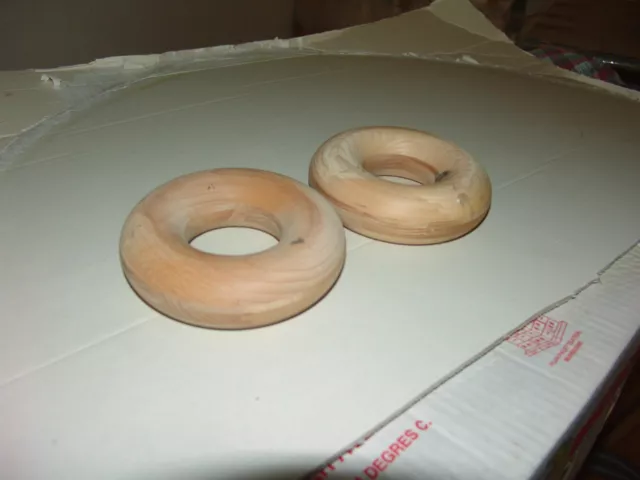 massive Buchenholzringe, Durchmesser 14 cm
