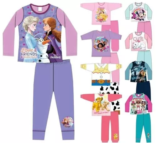 Filles Personnages Pyjama Enfants Nouveauté Disney Nickelodeon Officiel Licence