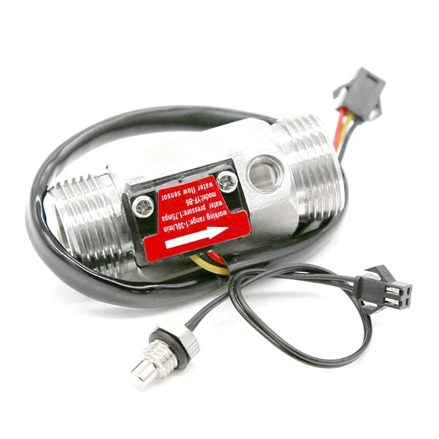 3.5-24V Water Flow Sensor SwitchsHall Effect Liquid Flowmeter Fluidmeter Counter