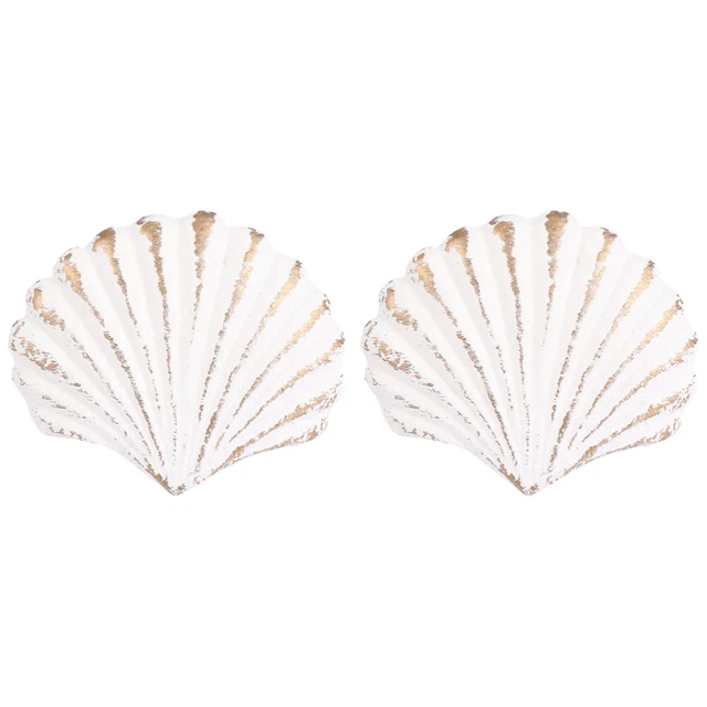 2 PCS Poignée De Tiroir À Vent Océanique Monotrou Boutons Coquille Bord Mer