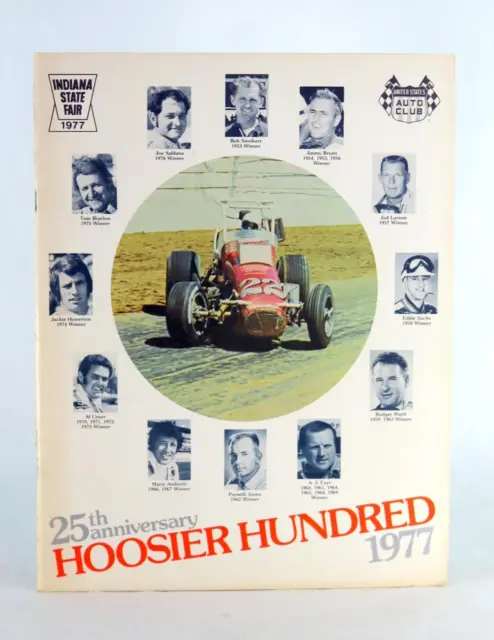 1977 25th Anniversary Hoosier Hundred USAC Sprint Car Program