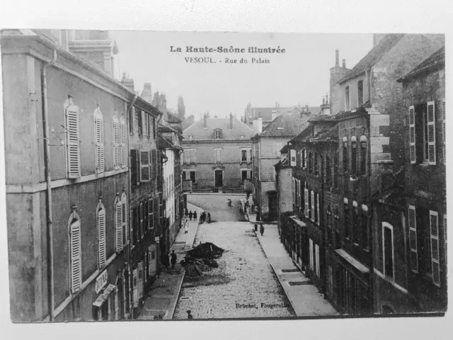 Cpa- Vesoul-Rue Du Palais -Animée- 1910