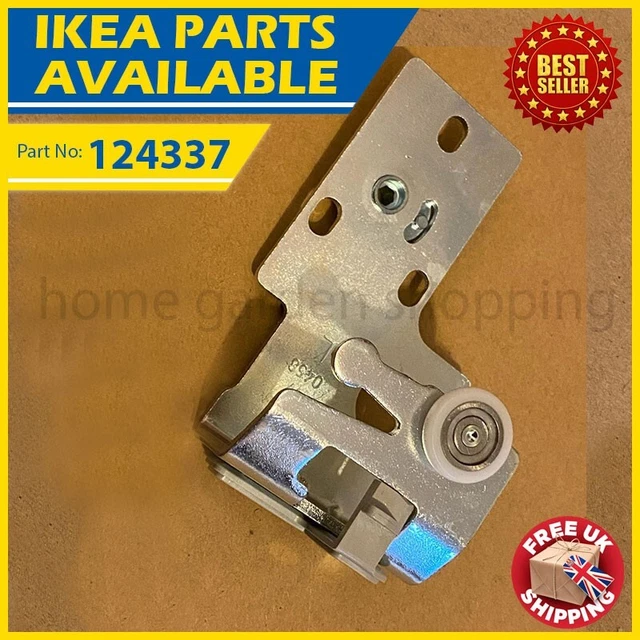 4x IKEA PAX Wardrobe Plastic Rail Guide / Bracket For Sliding Doors – 10005644