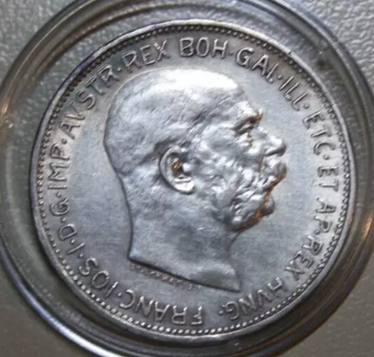 Österreich-Habsburg 2 Korona 1912 Silber VZ-XF #F5580 KM#2821 "Franz Joseph I."