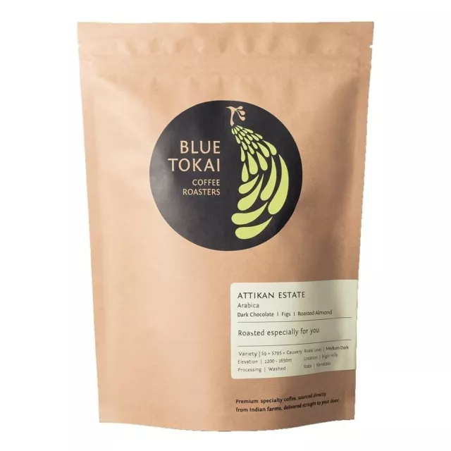 Blue Tokai Coffee Roasters Attikan Estate 250 G Kostenloser Versand weltweit