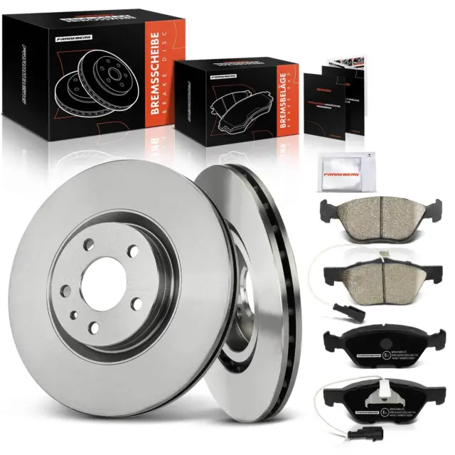 Brake Discs & Brake Pads Front 284mm for Alfa Romeo GTV Spider 916 95-05 1.8 2.0