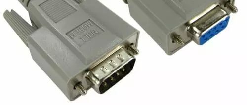 Lungo Lunghezza Null Modem / RS232 Seriale Cavo di Trasferimento Dati, 9-pin DB9