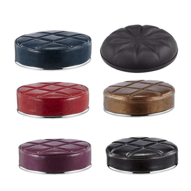 12.6 "Standard PU Tabouret De Bar En Cuir Remplacement Coussin Rond Standard