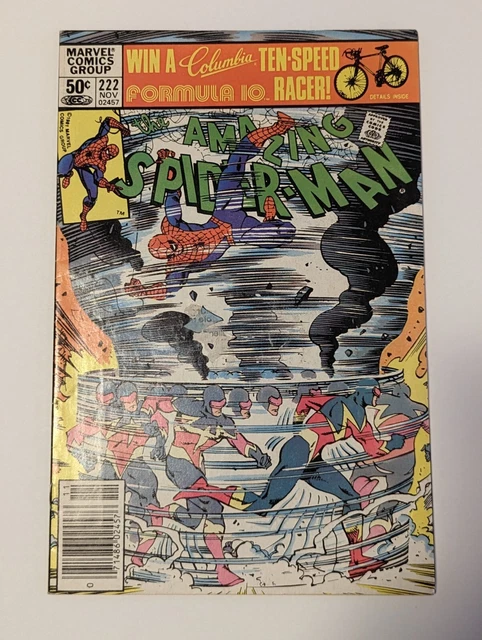 Amazing Spiderman #222 Newsstand Edition (Marvel - 1981)