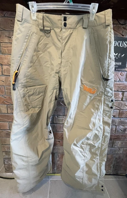 VOLCOM SNOW PANTS Adult Medium Brown Thermonite Snowboarding Skiing Mens Size M 80.00 PicClick