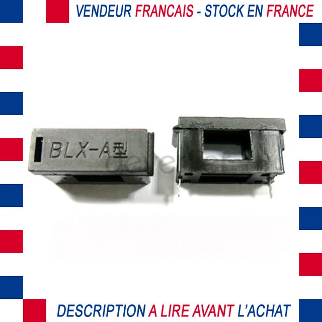 2X Porte Fusible 5X20Mm Verre 250V 5A Max Couvercle A Souder Circuit Pcb Alim