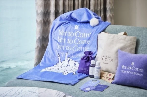BTS YET TO Come Busan Grand Josun Hotel Package Blanket