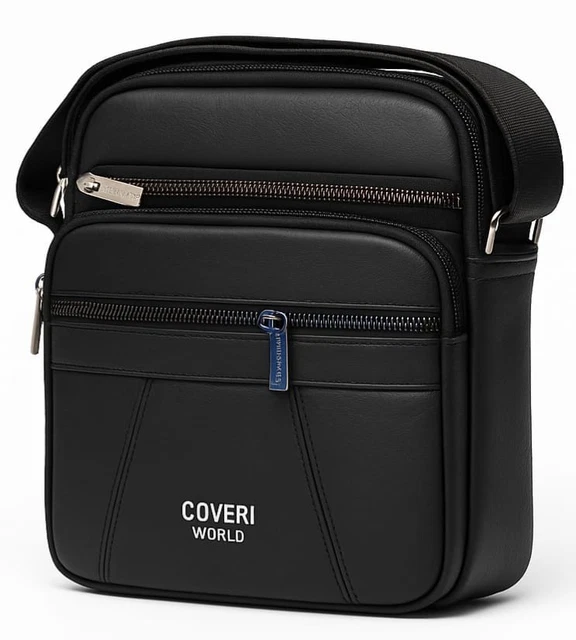 BORSA BORSELLO LAVORO Uomo Messenger Grande Pranzo Spuntino - Foto 8