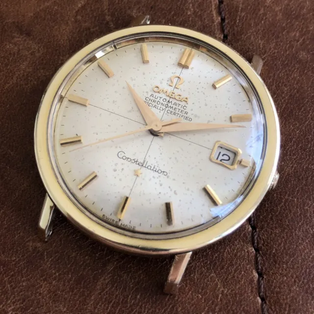 1966 Vintage Omega Constellation Automatic Watch Ref. 168.004 S. Steel & Gold
