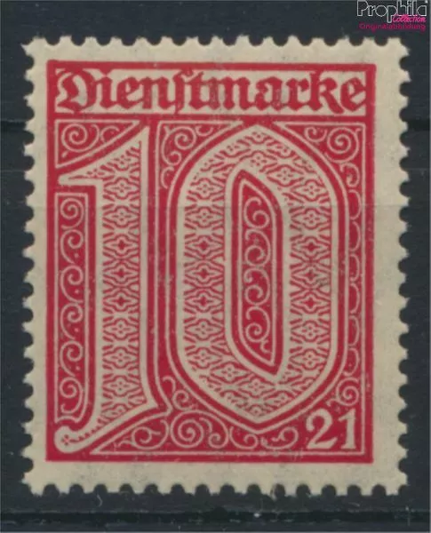 Briefmarken Deutsches Reich 1920 Mi D17 postfrisch (9773814