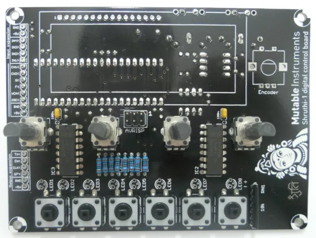 Carte digitale pour synthétiseur Shruthi-1 de Mutable Instruments