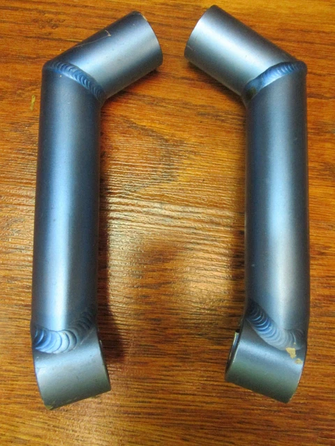 Vintage Control Tech  22.2 Handlebar Bar Ends Extensions - Blue Anodized