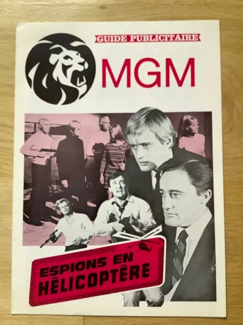 Dossier de presse »ESPIONS EN HÉLICOPTÈRE « 1968 »Robert VAUGHN-McCALLUM- SAGAL