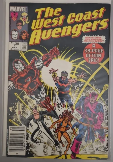 Marvel Comics West Coast Avengers #1 1985 Vg First Issue