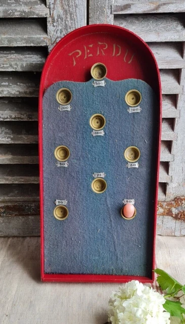 Culbuto de comptoir Ancien jeu de bistrot vintage en bois... | enchères
