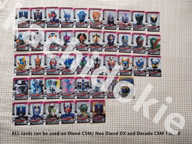 Bandai Kamen rider Decade/Diend Complete Selection Modification CSM DX card set