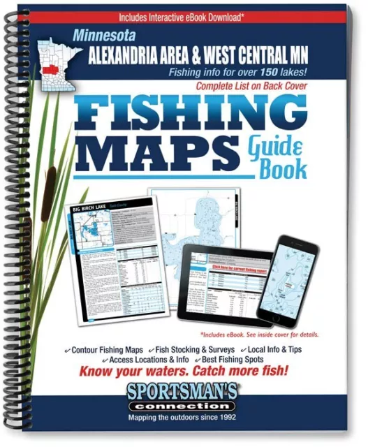 Alexandria Area & West Central Minnesota Fishing Map Guide