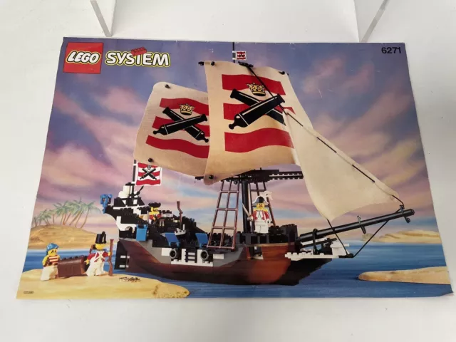 LEGO System Pirates Imperial vintage retrò anni '90 ammiraglia e istruzioni (6271) 2