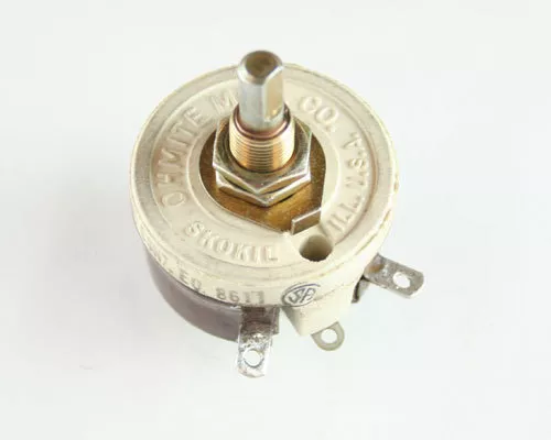 1x 75 Ohm 25W Rheostat Wirewound Resistor Potentiometer 25 Watt 75ohm Ohms