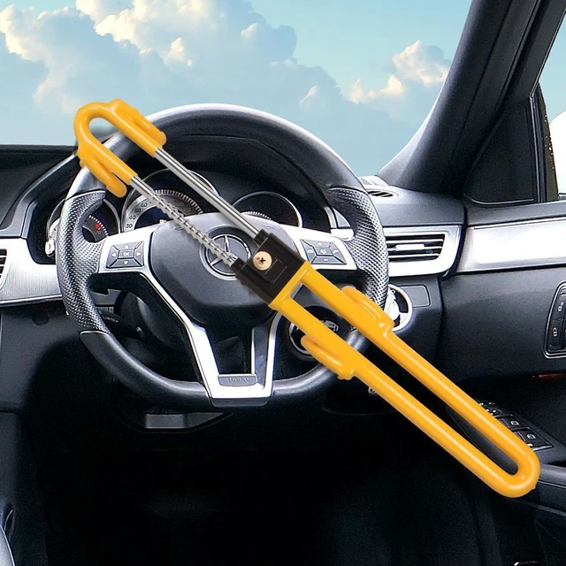 UNIVERSAL HEAVY DUTY Twin Bar Steering Wheel Lock Car Van Security Anti