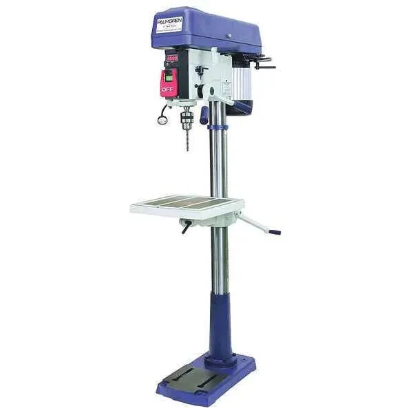 NEW! Palmgren Floor Step Drill Press, 3 Ph, 20", 12 Speed!!