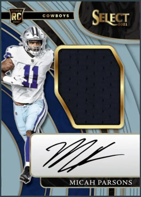 2021 Panini Select Rookie Patch Autograph Rare MICAH PARSONS RPA RC Digital Card