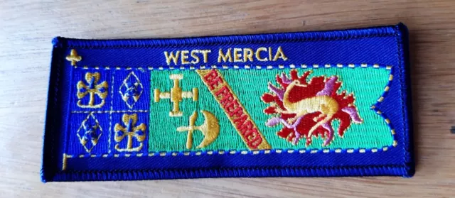 Girl Guiding West Mercia Cloth Standard Badge