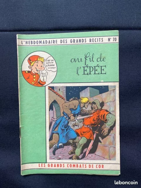 Spirou. L’hebdomadaire des grands récits N 70: au il de l’épée