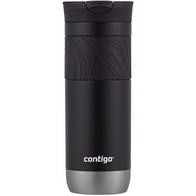 Travel Mug Contigo Leak proof Lid Stainless Steel Thermos 20oz Coffee Tea cup