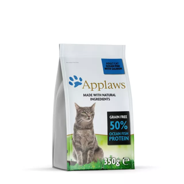 Applaws Nourriture sèche naturelle complète pour chat 350 g Adulte Poisson de...