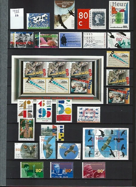 Niederlande Jahrgang 1995 Postfrisch nach NVPH Komplett  jaargang