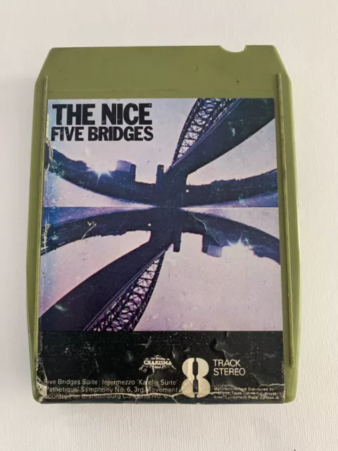 The Nice ‎- Five Bridges - 1970 8 Track cassette