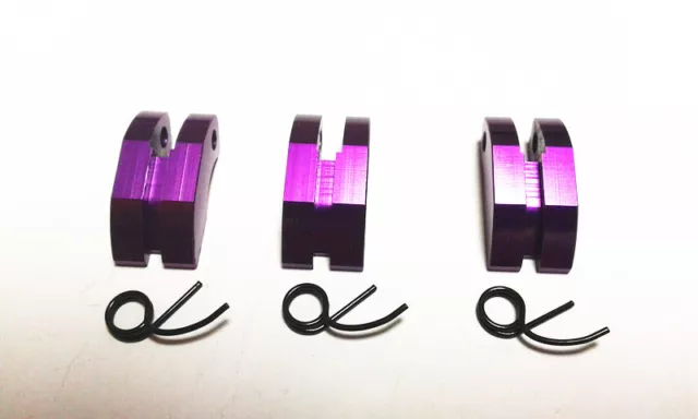 Aluminum Clutch Shoe (3PCS) For HPI Savage XL / X / 4.6 87151 86391 87196 Purple