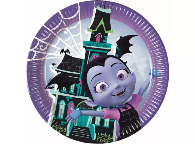 Joblot of 48 Paper Plates - Disney Vampirina Halloween Large 23cm (6 x 8 pack)