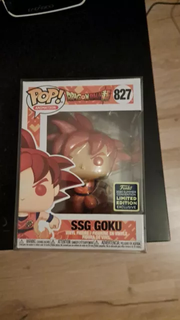 Funko Pop! Dragon Ball Super SSG Goku SDCC 2020 Édition Limitée