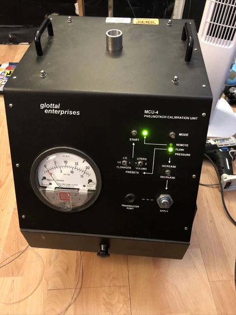Glottal Enterprises MCU-4 Pneumotach calibration unit