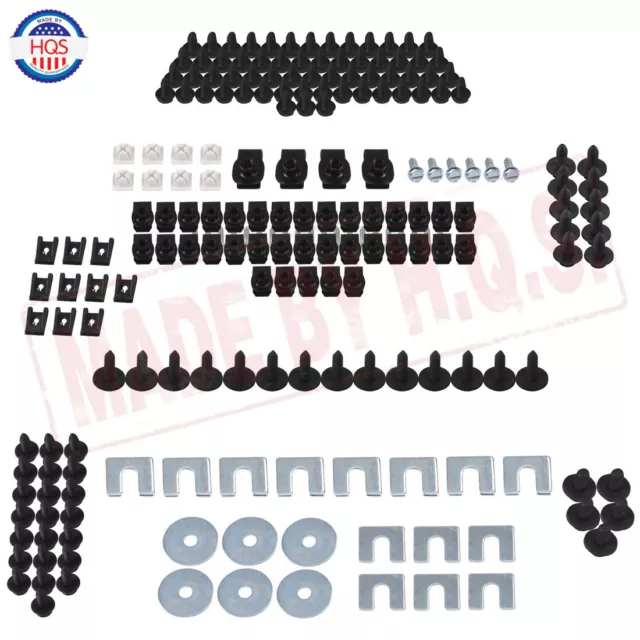 End Sheet Metal Hardware Kit 216pc Front For Camaro Impala Chevelle Nova