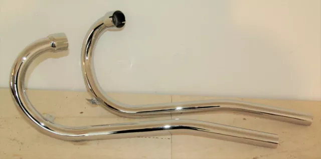 Triumph High Level p/u Exhaust Pipes 70 4177/8 Scrambler hohe Krümmer Links&Re.