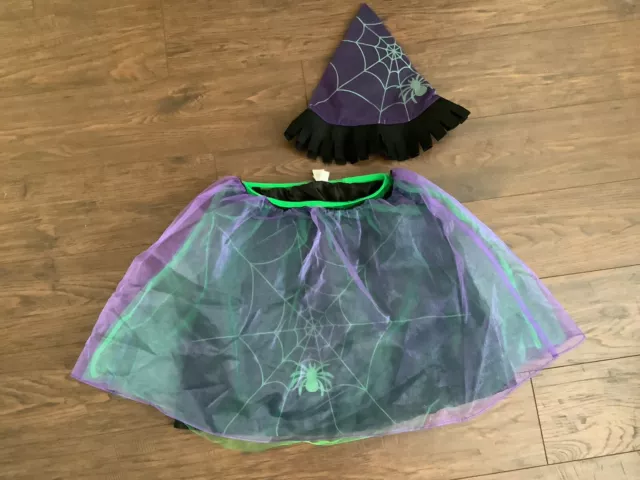 Old Navy Witch's Skirt Hat Girls Costume Size M Halloween
