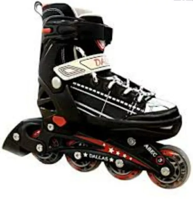 California PRO DALLAS Adjustable Kins In Line Skates. Roller Blades Size M33-36.