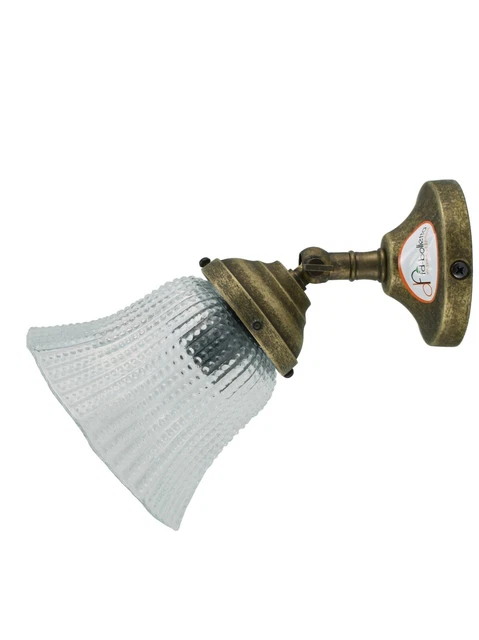 Applique da parete classica,lampada illuminazione da interno con paralume an37