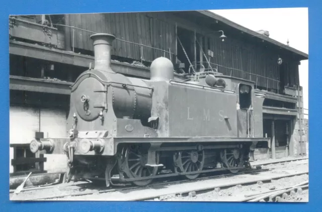 LMS 16338 AT MOTHERWELL 2/8/38. 9 x 14cm BLACK AND WHITE PHOTOGRAPH