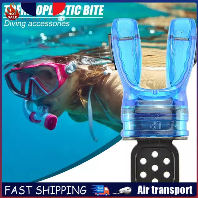 Snorkel Regulator Diving Mouthpiece Breathing Tube for Underwater (Blue) FR